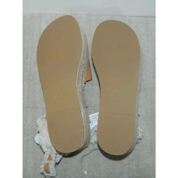 ZARA LEATHER FLATFORM SANDALS SIZE  8 US BROWN‎ - Picture 8 of 9